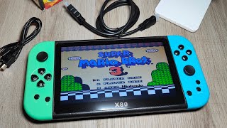 X80 Handheld Game Console Review [upl. by Nylsor388]