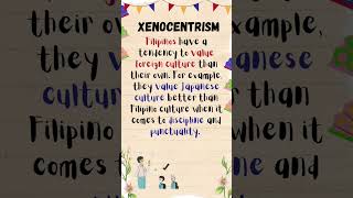 culturaldifferences cultural relativism ethnocentrism xenocentrism ucsp culture society shs [upl. by Neelrad790]