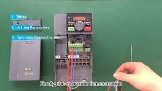 EM730 external potentiometer speed adjustment operation instructions [upl. by Donaugh]