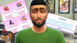 How hard is it to get evicted in the sims 4 [upl. by Orme770]