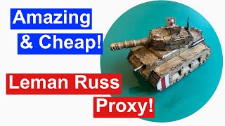 Cheap Warhammer 40k Amazing proxy tank from Culverin Models [upl. by Ecined]