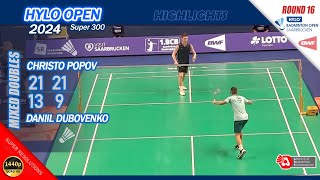 Christo Popov vs Daniil Dubovenko  Hylo Open 2024 R16 MS Highlights [upl. by Ilysa]