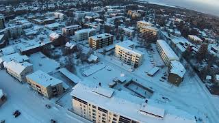 Drone view of Kokkola City Finland 4K [upl. by Mariam94]