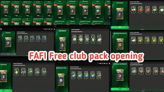 FAFI Free club pack opening in FIFA fcmobilefcmobile24fifamobile FC MOBILE 24 NEWS [upl. by Natiha]