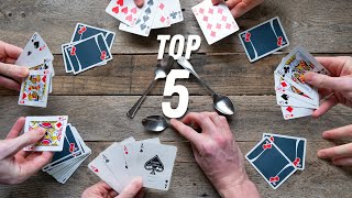 TOP 5 BEST CARD GAMES OF ALL TIME [upl. by Eilsek]