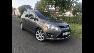 Ford Grand CMax 16 TDCi Titanium X Euro 5 5dr LOW MILEAGE 7 SEATER [upl. by Ashlen]