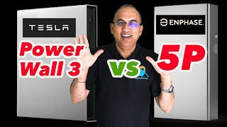 Tesla Powerwall 3 vs Enphase 5P Comprehensive Solar Battery comparison [upl. by Naret]