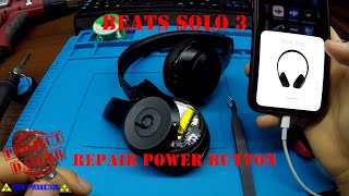 BEATS SOLO 3 WIRELESS  NON SI ACCENDONODO NOT TURN ON  TUTORIAL RESTORE AND REPAIR POWER BUTTON [upl. by Pavyer456]