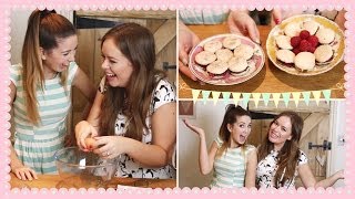 Baking Macarons with Tanya  Zoella [upl. by Seen]