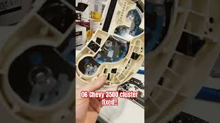 2006 Chevy 3500 cluster repair automobile hack [upl. by Kral]