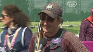 Rhode USA Wins Womens Skeet Shooting Gold  London 2012 Olympics [upl. by Marcia181]