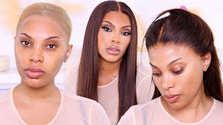 VERY DETAILED MOST NATURAL LACE WIG TUTORIAL ITS GIVING SCALP [upl. by Anastas]