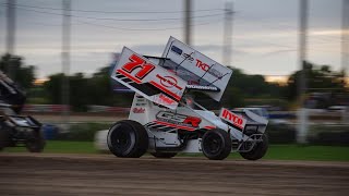 Victory lane and 2023 AST WEST points champion 🏆  Mike Bowman 71  Merrittville Speedway mbr71 [upl. by Anoi]