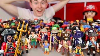 ma COLLECTION de playmobil pirates  playmobil history [upl. by Ovida890]