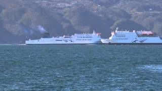 Interislander ferries Kaiarahi Kaitaki [upl. by Conners]