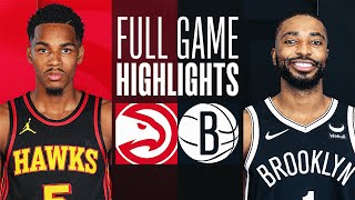 HAWKS at NETS  FULL GAME HIGHLIGHTS  March 2 2024 [upl. by Matthaeus]