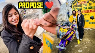 Aakhir Ritika Ko Propose Kardiya Khardungla Pass Pr Forever Dosti 😍 Leh Ep13 [upl. by Ocin]