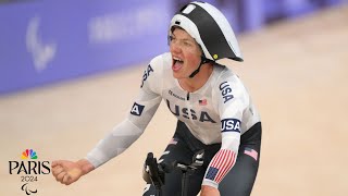 18 year old American breaks through with cycling bronze at Paris Paralympics  NBC Sports [upl. by Herrick411]