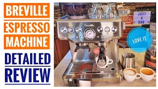 REVIEW Breville BES870XL Barista Express Espresso Machine HOW TO USE [upl. by Lidaa]