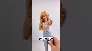 Giving Barbie NEW Hands shorts barbie barbiedoll [upl. by Nyrrek]