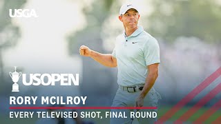 2024 US Open Highlights Rory McIlroy Final Round  Every Televised Shot [upl. by Oiril403]