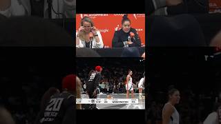 Kelsey Plum Reacts To Spike Lee Yelling At Her Courtside During WNBA Playoffs Game shorts [upl. by Mehsah214]