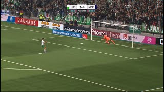 Hela straffdramat mellan Hammarby IF mot Malmö FF svenska cupen [upl. by Eniawed]