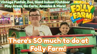 Folly Farm  The UKs Most Awesome ZooTheme Park [upl. by Auqinehs]