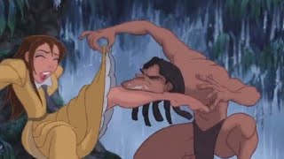 Jane kicks Tarzan in slow motion [upl. by Imoen]