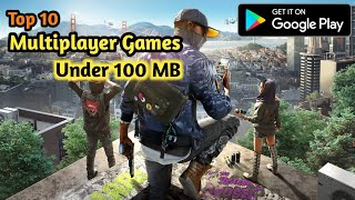 Top 10 Online Multiplayer Games For Android Under 100MB  Best Online Android Games Under 100MB [upl. by Dnalwor]