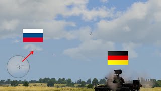 German Gepard Shoots Down Russian AircraftMilitary Simulation [upl. by Erodoeht811]