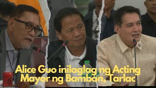 Acting Mayor ng Bamban Tarlac nilaglag si Alice Guo [upl. by Mapes774]