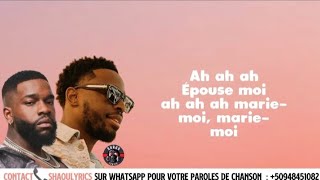 Dadju amp Tayc  Épousemoi Paroles [upl. by Waylin]