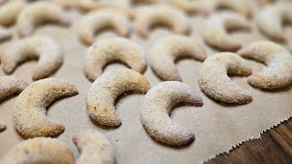 Vanillekipferl ❤️ Vanilla Crescents Cookies [upl. by Mechelle813]