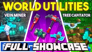 Minecraft Game Changing Item With World Utilities Addon  Minecraft Bedrock AddOn Showcase [upl. by Abbotsen601]