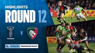 Harlequins v Leicester  HIGHLIGHTS  NailBiting Finish  Gallagher Premiership 202324 [upl. by Rebmyk]