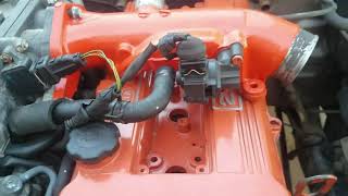 Installed Kia Engine In Mazda B2200 [upl. by Nomelif914]