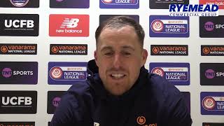 Slough Town 32 Dartford  Postmatch interview  20 February 2024 [upl. by Morentz]