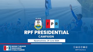 RPF Presidential Campaign  Nyamasheke 29 June 2024 [upl. by Shannen]