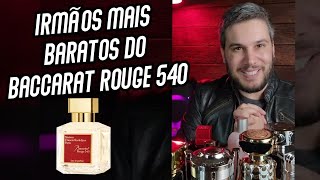 2 PERFUMES INSPIRADOS NO ÍCONE BACCARAT ROUGE 540 EDP  CONHEÇA [upl. by Hbahsur]