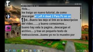 Como descargar left 4 dead 2 1 link Pedido [upl. by Ahsienel773]