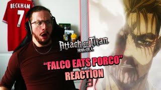 First Time Hearing quotFALCO EATS POROquot  Attack On Titan OST REACTION [upl. by Timmi731]