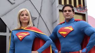 Superman y Supergirl llegan a Six Flags México [upl. by Penhall161]