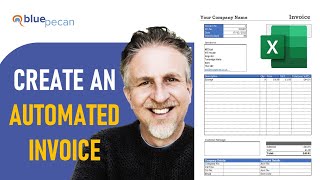 How to Create an Automated Invoice in Excel  Including Formulas and Customer Database [upl. by Daryle]