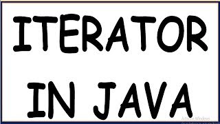 ITERATOR IN JAVA WITH EXAMPLE [upl. by Zzaj11]