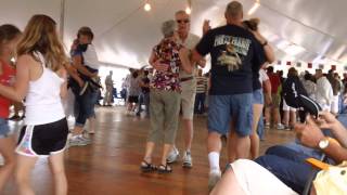 Dancers at Pulaski Polka Days on 7212013 in Pulaski Wisconsin [upl. by Anuahsed]