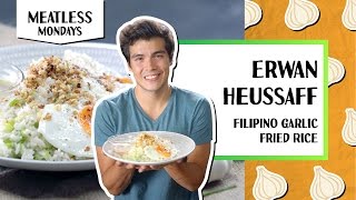 Filipino Garlic Fried Rice l Meatless Mondays  Erwan Heussaff [upl. by Ruscio]