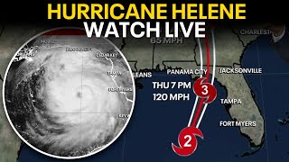 LIVE Hurricane Helene  Lee County Florida  FOX 4 [upl. by Eceirehs406]