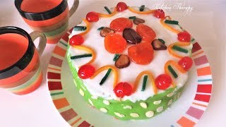 Homemade Cassata Siciliana Italian Cake Recipe  Dolce Italiana Torta [upl. by Mullac]