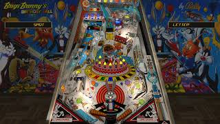 Bugs Bunnys Birthday Ball Bally 1991  wrd1972  Pinball VPX [upl. by Enicul775]